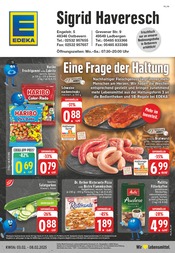 Aktueller EDEKA Supermarkt Prospekt in Ladbergen und Umgebung, "Aktuelle Angebote" mit 24 Seiten, 03.02.2025 - 08.02.2025