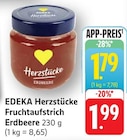 Herzstücke Fruchtaufstrich Erdbeere Angebote von EDEKA bei E center Neustadt für 1,79 €