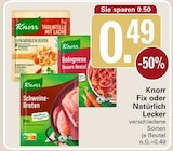 Fix oder Natürlich Lecker bei WEZ im Rahden Prospekt für 0,49 €