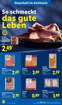 Wiener Würstchen im aktuellen Lidl Prospekt (Essen) Wiener Würstchen im Lidl Prospekt "LIDL LOHNT SICH" mit 71 Seiten (Essen)
