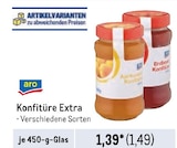 Konfitüre Extra von aro im aktuellen Metro Prospekt für 1,49 €