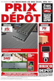 Prospectus Bricolage Brico Dépôt en cours, PRIX DÉPÔT, 16 pages, 28/05/2025 - 12/06/2025 Catalogue Bricolage Brico Dépôt en cours à Tournon et alentours, PRIX DÉPÔT, 16 pages, 28/05/2025 - 12/06/2025