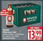Münchner hell Angebote von Spaten bei EDEKA Berlin für 13,99 €