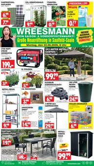Aktueller Wreesmann Prospekt für Saalfeld (Saale) und Ungebung, Seiten zum blättern Wreesmann Prospekt DEIN SAISON- & SONDERPOSTENMARKT! mit Seiten in Saalfeld (Saale) und Umgebung