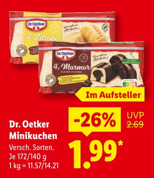 4x Marmor Minikuchen