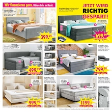 Boxspringbett Angebot & Preis im aktuellen SB Möbel Boss Prospekt Boxspringbett Angebot im aktuellen SB Möbel Boss Prospekt auf Seite 7