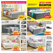 Bett im SB Möbel Boss Prospekt in Kempen Aktueller SB Möbel Boss Prospekt mit Bett, "JETZT WIRD RICHTIG GESPART!", Seite 7