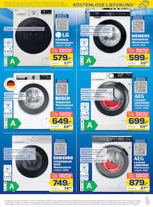 Waschmaschine im EURONICS Prospekt "GENAU RICHTIG. NEUESTE TECHNIK GRATIS FREI HAUS." mit 20 Seiten (Hamm)