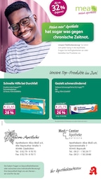 mea - meine apotheke Prospekt für Bayreuth mit 4 Seiten mea - meine apotheke Prospekt für Bayreuth: "Unsere Juni-Angebote", 4 Seiten, 01.06.2026 - 30.06.2026
