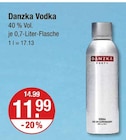 Danzka Vodka von Danzka für 11,99 € bei V-Markt im Angebot Danzka Vodka von Danzka im aktuellen V-Markt Prospekt
