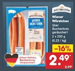 Wiener Würstchen für 2,49 € bei Netto Marken-Discount im Angebot Wiener Würstchen im aktuellen Netto Marken-Discount Prospekt