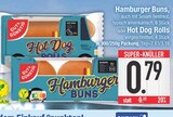 Aktuelles Hamburger Buns oder Hot Dog Rolls Angebot bei E center in Regensburg ab 0,79 €