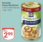 GLOBUS Weischlitz - Harzer Würzfleisch Angebot im Prospekt Harzer Würzfleisch bei GLOBUS im Weischlitz Prospekt für 2,99 €