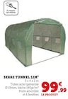 Serre tunnel 12m² en promo chez Hyper U Aix-les-Bains à 99,99 €