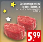 Aktuelles Südamerikanisches Rinderfiletsteak Angebot bei E center in Remscheid ab 5,99 €