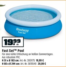 Pool von Bestway bei OBI Pool von Bestway für 19,99 € bei OBI im Prospekt "VOLLE KRAFT UND RAUS!"