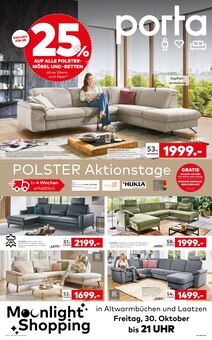 Couch im aktuellen porta Möbel Prospekt (Hildesheim) Couch im porta Möbel Prospekt "Polster Aktionstage" mit 4 Seiten (Hildesheim)