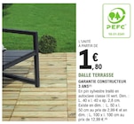 Dalle terrasse - E.Leclerc à Troyes Dalle terrasse en promo chez E.Leclerc Troyes à 1,80 €