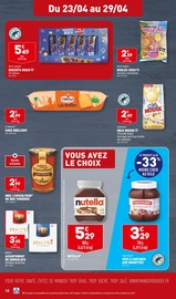Nutella Angebote im Prospekt "LE BON GOÛT DU 100% LOCAL" von Aldi auf Seite 14
