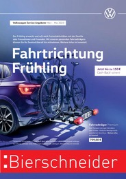 Volkswagen Prospekt für Dietfurt mit 1 Seite Volkswagen Prospekt für Dietfurt: Fahrtrichtung Frühling, 1 Seite, 01.03.2023 - 31.05.2023