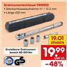 Werkzeug im Netto Marken-Discount Prospekt Drehmomentschlüssel TRW210 im aktuellen Netto Marken-Discount Prospekt für 19,99 €