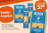 Aktuelles Vier Packungen De Cecco Nudeln Angebot bei tegut in Erfurt ab 5,00 €