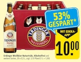 Weißbier Naturtrüb, Alkoholfrei und weitere Sorten im Angebot bei Marktkauf in Neu-Ulm Weißbier Naturtrüb, Alkoholfrei und weitere Sorten Angebote von Erdinger bei Marktkauf Neu-Ulm für 10,00 €