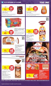 Promotion Cacao dans le prospectus Intermarché Super, valable du 29/09/2026 au 11/10/2026 Promo Cacao dans le catalogue Intermarché Super du moment à la page 34