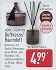 Duftkerze im Angebot bei ALDI Nord in Salzgitter Duftkerze Angebote von Home Creation bei ALDI Nord Salzgitter für 4,99 €