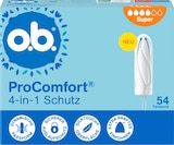 Tampons ProComfort Super von o.b. für 5,95 € bei dm-drogerie markt im Angebot Tampons ProComfort Super von o.b. im aktuellen dm-drogerie markt Prospekt