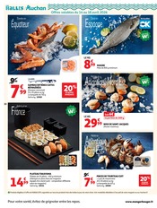 Promos Sushi dans le catalogue "25 JOURS AUCHAN" de Auchan Hypermarché Sushi en promo dans le catalogue Auchan Hypermarché à la page 30