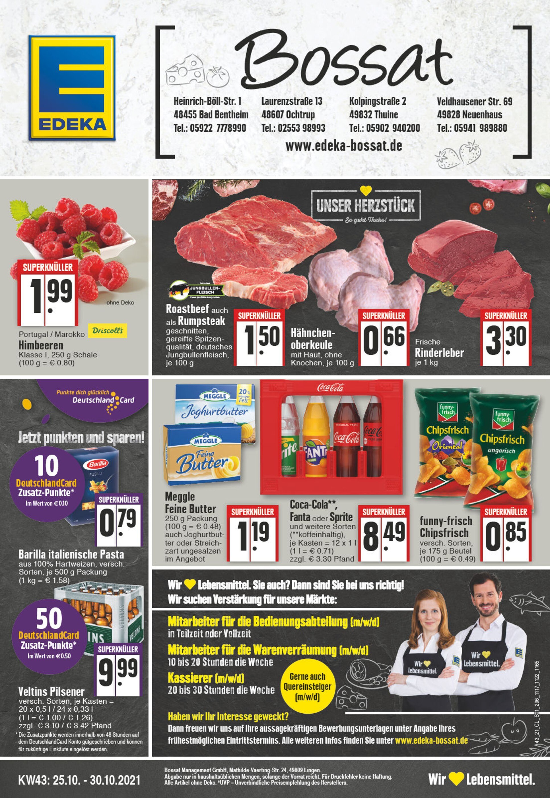 EDEKA Prospekt für Georgsdorf mit 24 Seiten EDEKA Prospekt für Georgsdorf: "Aktuelle Angebote", 24 Seiten, 25.10.2021 - 30.10.2021