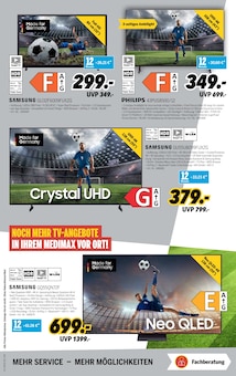 Fernseher im MEDIMAX Prospekt "SCHENKEN WAR NOCH NIE SO BILDSCHÖN" mit 11 Seiten (Mönchengladbach)