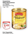 Mildes Weinsauerkraut Angebote von Hengstenberg bei GLOBUS Frechen für 1,49 €