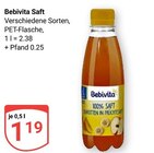 Aktuelles Saft Angebot bei GLOBUS in Duisburg ab 1,19 €