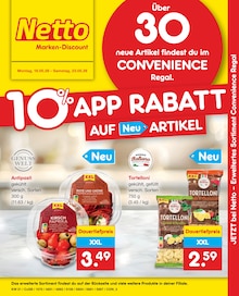Aktueller Netto Marken-Discount Prospekt (Wittenberg (Lutherstadt)) Netto Marken-Discount Prospekt "10% App Rabatt auf NEU-Artikel" mit Seiten (Wittenberg (Lutherstadt))