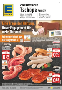 Aktueller EDEKA Prospekt "Aktuelle Angebote" für Düsseldorf Aktueller EDEKA Prospekt für Düsseldorf mit Seiten