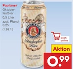 Oktoberfestbier im Angebot bei Netto Marken-Discount in Sassenberg Oktoberfestbier Angebote von Paulaner bei Netto Marken-Discount Sassenberg für 0,99 €