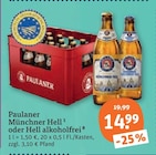 Münchner Hell Angebote von Paulaner bei tegut Bamberg für 14,99 €