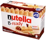 B-ready - Nutella - Lidl à Vallauris B-ready - Nutella en promo chez Lidl Vallauris à 2,05 €