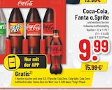 Aktuelle Coca Cola Angebote bei E center in Euskirchen Aktuelles Coca-Cola, Fanta o. Sprite Angebot bei E center in Euskirchen ab 9,99 €
