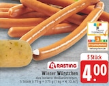 Wiener Würstchen im Angebot bei EDEKA in Bergisch Gladbach Wiener Würstchen Angebote von Rasting bei EDEKA Bergisch Gladbach für 4,00 €