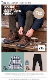 Promos Chaussures dans le catalogue "Tex" de Carrefour Chaussures en promo dans le catalogue Carrefour à la page 15