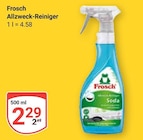 Allzweck-Reiniger im Angebot bei GLOBUS in Trier Allzweck-Reiniger Angebote von Frosch bei GLOBUS Trier für 2,29 €