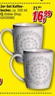 2er-Set Kaffeebecher Angebote bei Opti-Megastore Waiblingen für 16,99 €