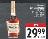 Very Special Cognac Angebote von Hennessy bei EDEKA Erlangen für 29,99 €