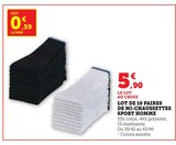 Lot de 10 paires de mi-chaussettes sport homme en promo chez Super U Lot de 10 paires de mi-chaussettes sport homme dans le catalogue Super U