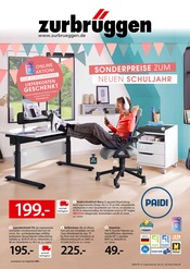 Büromöbel im Zurbrüggen Prospekt in Bergkamen Aktueller Zurbrüggen Prospekt mit Büromöbel, "SONDERPREISE ZUM NEUEN SCHULJAHR!", Seite 1