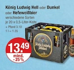 Hell von König Ludwig im aktuellen V-Markt Prospekt für 13,49 €