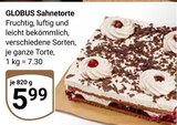 Sahnetorte im Angebot bei GLOBUS in Wetzlar Sahnetorte Angebote von GLOBUS bei GLOBUS Wetzlar für 5,99 €
